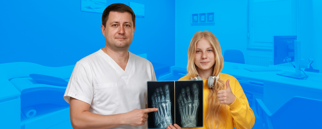 Подросток с болезнью Келлера II избавилась от боли после обращения в Евродон