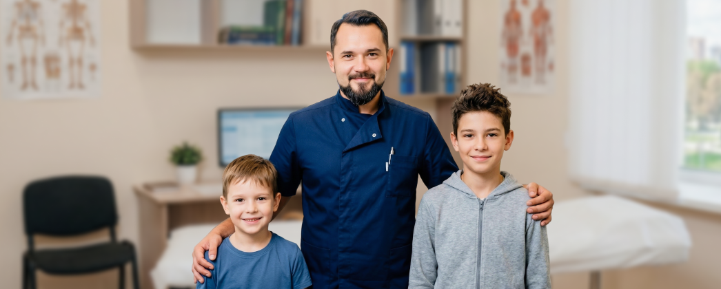 Семейная история доверия: врач помог двум мальчикам справиться с одной проблемой