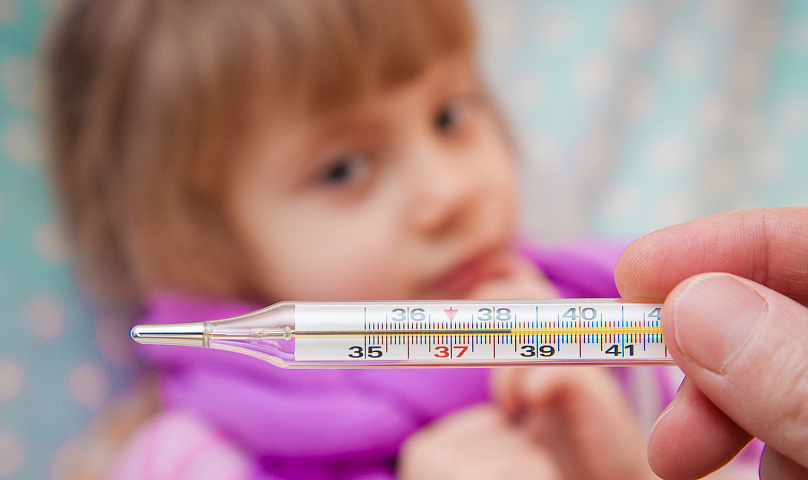 Temperatura +37 u detei v klinike Evrodon