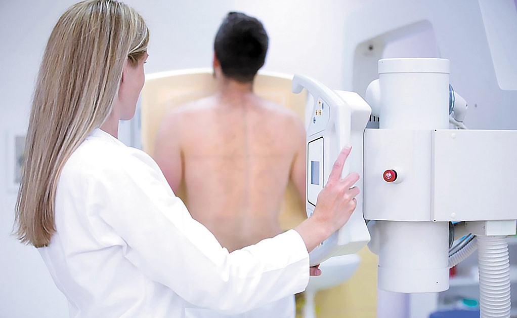 Rentgen grudnoi kletki v Evrodone