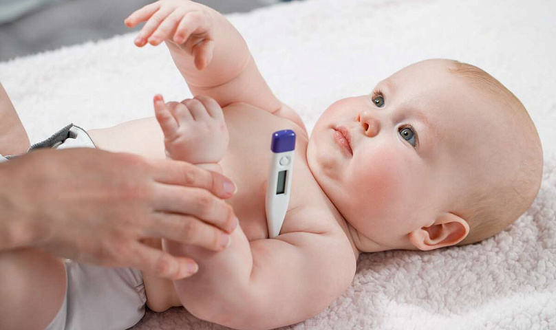 Temperatura +37 u detei v klinike Evrodon