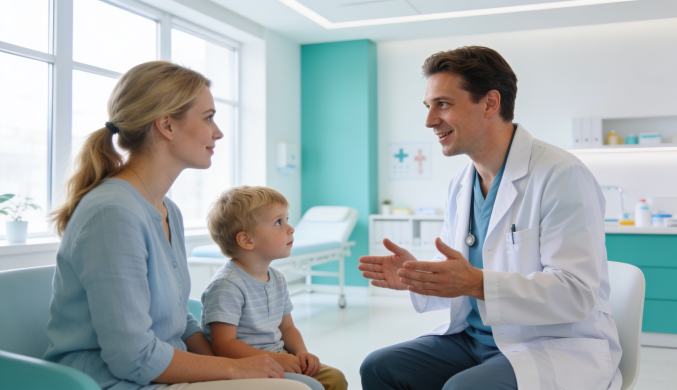 Vrach_pediatr v klinike Evrodon